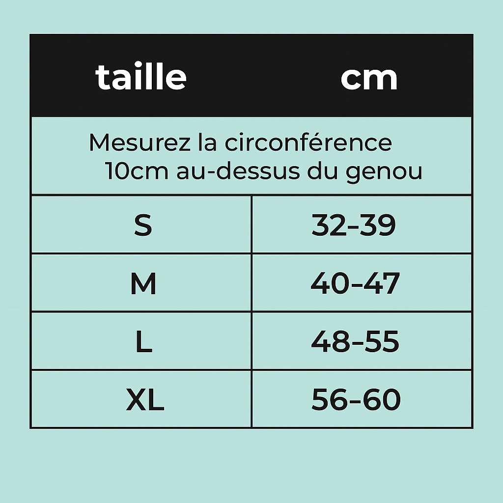 Genouillère en bambou de qualité supérieure